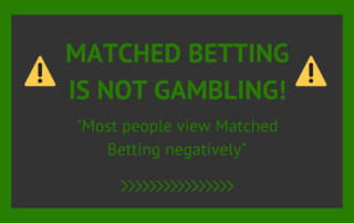 Matched Betting is NOT gambling